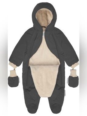 7AM Enfant Snow Jumpsuit Benji Plush Smokey (6-12M)